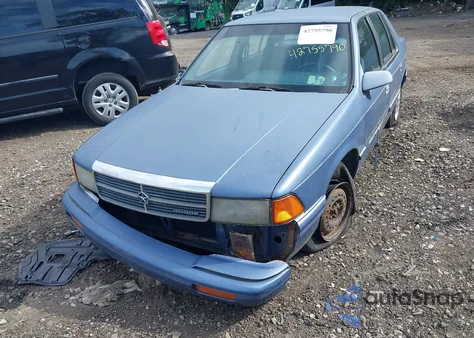 1992 Dodge Spirit z USA, uszkodzony, nr VIN 1B3XA46K1NF176704